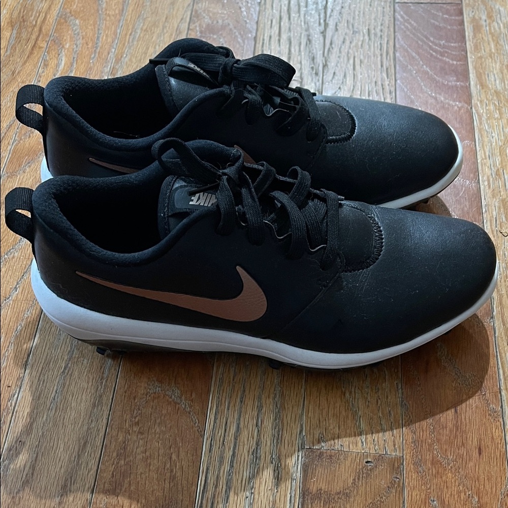 Nike Black and Brown Golf Sneakers EUC